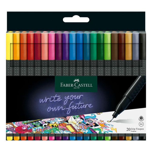 Set tankih flomastera FABER CASTELL grip 1/20 