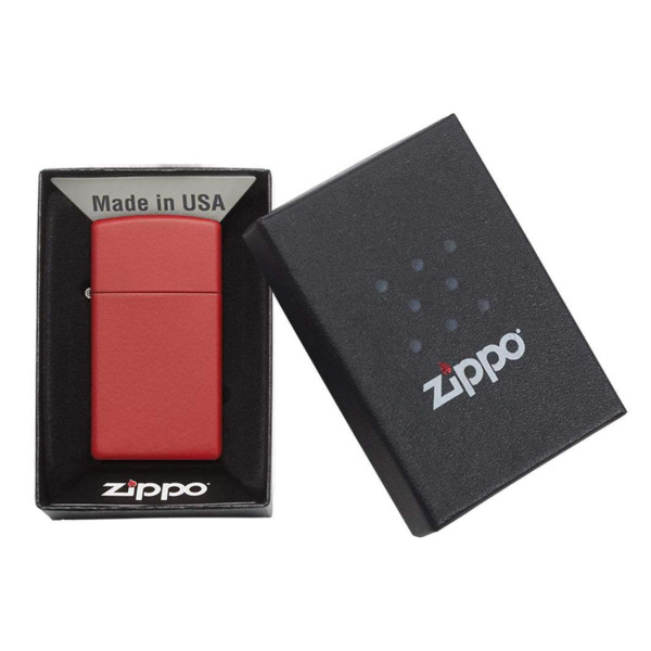 Upaljač ZIPPO Slim Red Matte 