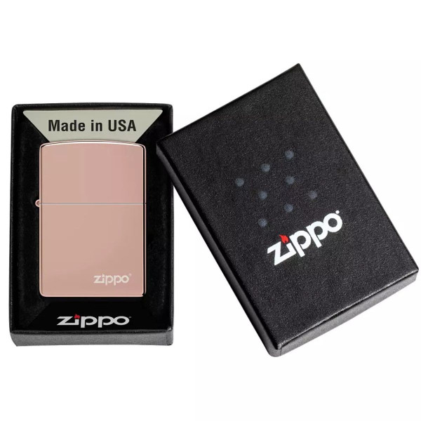 Upaljač ZIPPO Rose Goled  Logo 