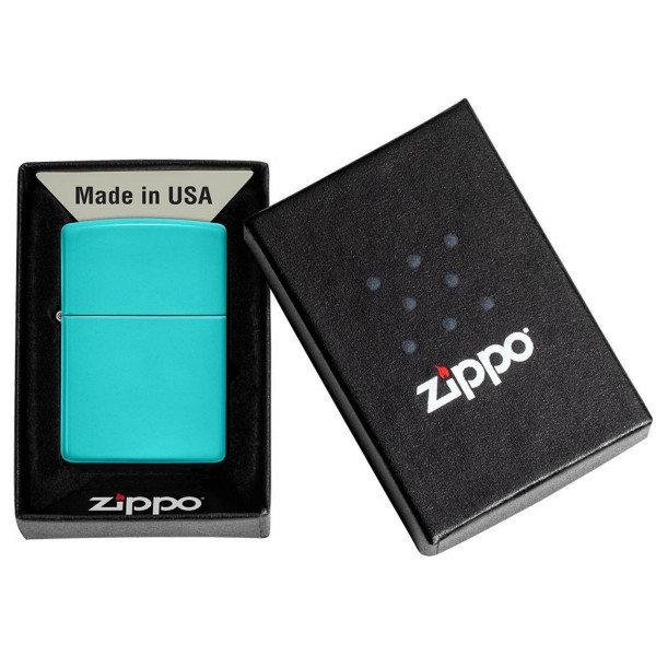 Upaljač ZIPPO Flat Turquoise 