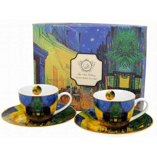 Set šoljica DUO Van Gog - Terasa kafane u noći 