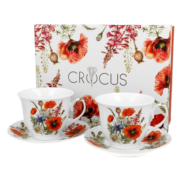Set šolja CROCUS Poppy Garden 