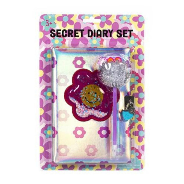 Dnevnik sa olovkom TRANSIT Holo Flower 