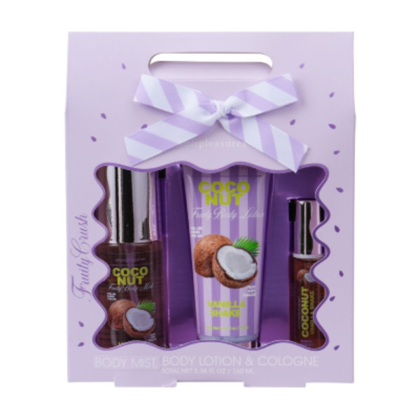 Kozmetički set za telo FRUITY COCONUT VANILLA PURPLE 