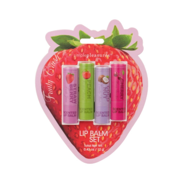 Set balzama za usne 4 FRUITY WATERMELON 