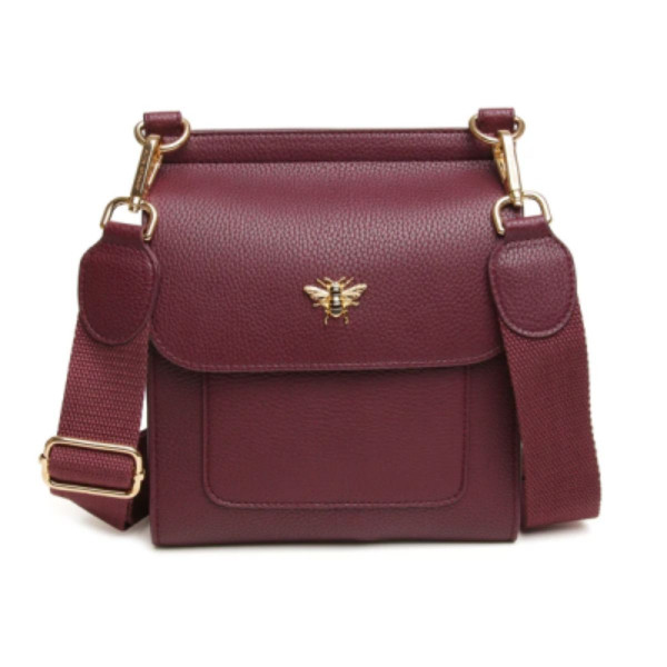 Torba ALICE WHEELER Bloomsbury Crossbody - Berry 
