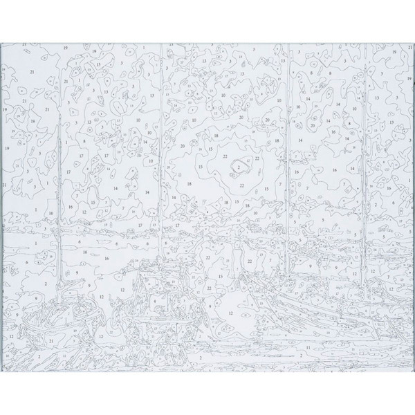 Bojenje po brojevima - More akril 40X50 