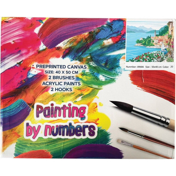 Bojenje po brojevima - Riva akril 40X50 