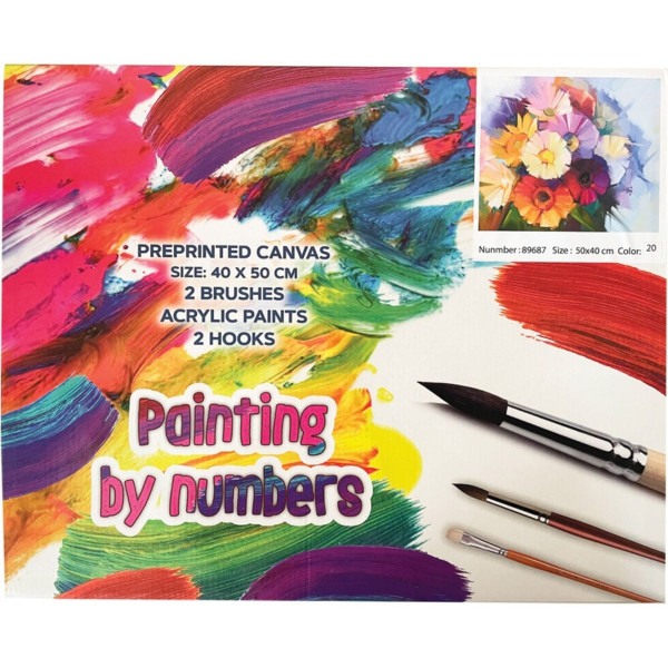 Bojenje po brojevima - Rade akril  40X50 