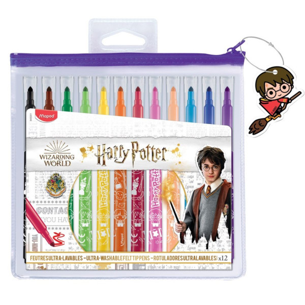Flomasteri 12 MAPED Harry Potter 