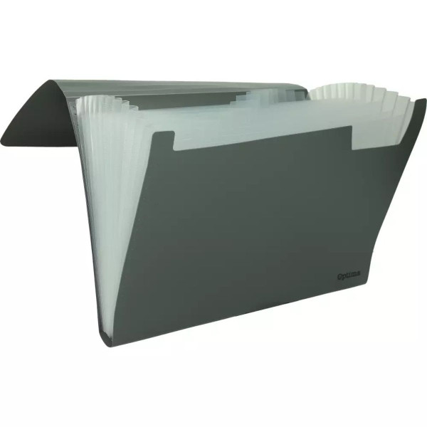 Fascikla sa pregradama A4 OPTIMA siva 