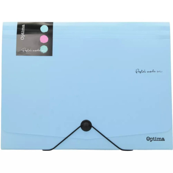 Fascikla sa pregradama A4 OPTIMA pastel 