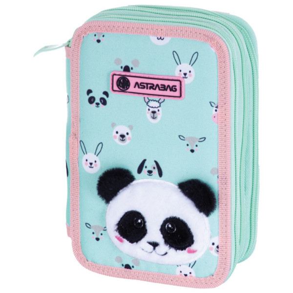 Puna pernica 3 zipa ASTRABAG - Teddy Panda 
