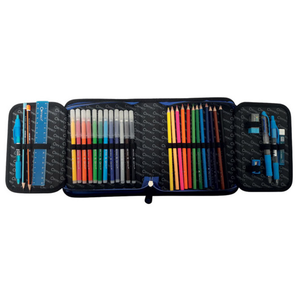 Puna pernica CONNECT  1 zip - Football 10 red 