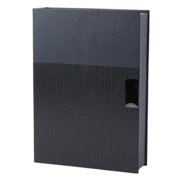 Poklon set za pisanje plavi TWIST notes, hemijska olovka i privezak 