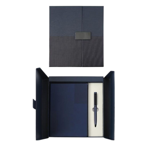 Poklon set za pisanje plavi ORBIT notes i hemijska olovka 