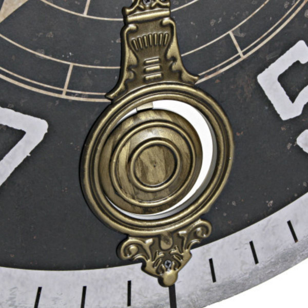 Zidni sat sa klatnom ITEM crni 