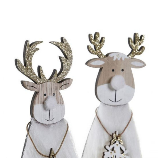 Drveni irvas ITEM novogodišnja dekoracija 