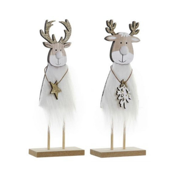 Drveni irvas ITEM novogodišnja dekoracija 