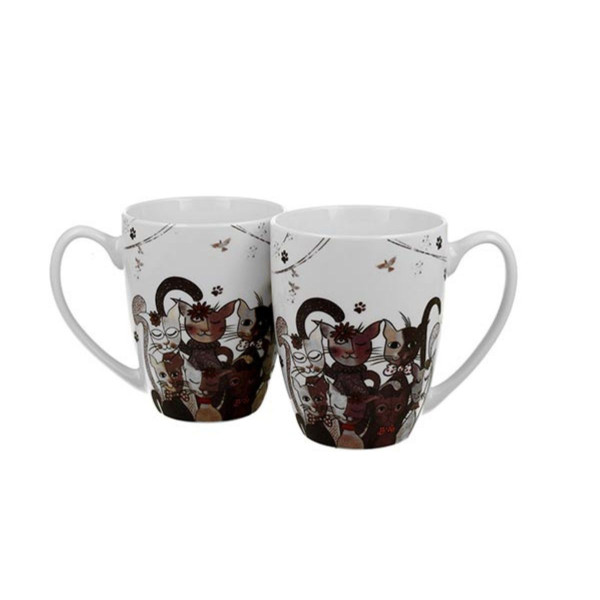 Set šolja DUO Cats Family 