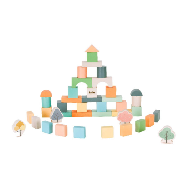 Drvene kocke LULE 42 kom 