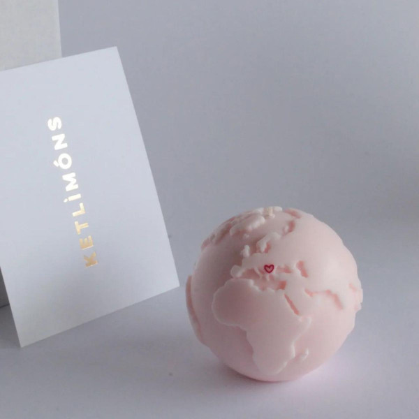 Sveća planeta KETLIMONS roze 