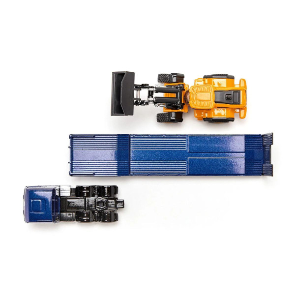 Man kamion sa JCB bagerom SIKU 