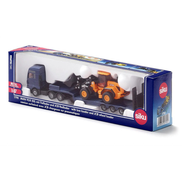 Man kamion sa JCB bagerom SIKU 