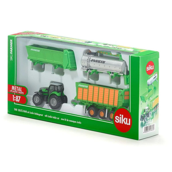 Traktor sa setom prikolica SIKU 1848 