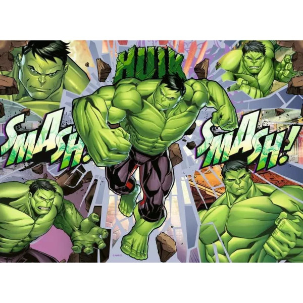 Puzzle RAVENSBURGER Marvel Hulk 100 