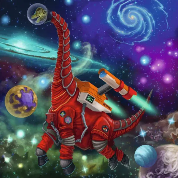 Puzzle RAVENSBURGER Dinosaurusi u svemiru 