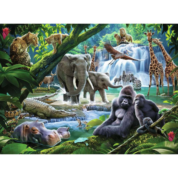 Puzzle RAVENSBURGER Životinje u džungli 