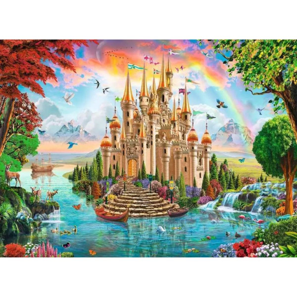 Puzzle RAVENSBURGER Dvorac i duga 100 