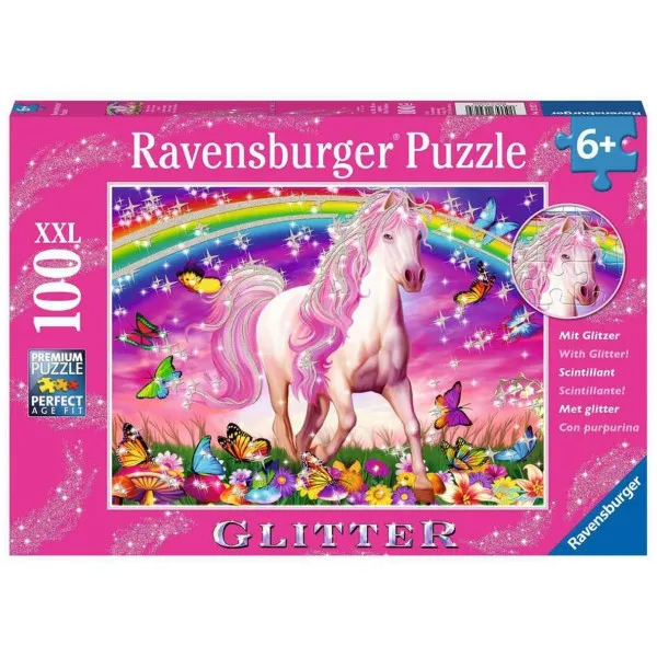 Puzzle RAVENSBURGER Konj sa šljokicama 100 XXL 