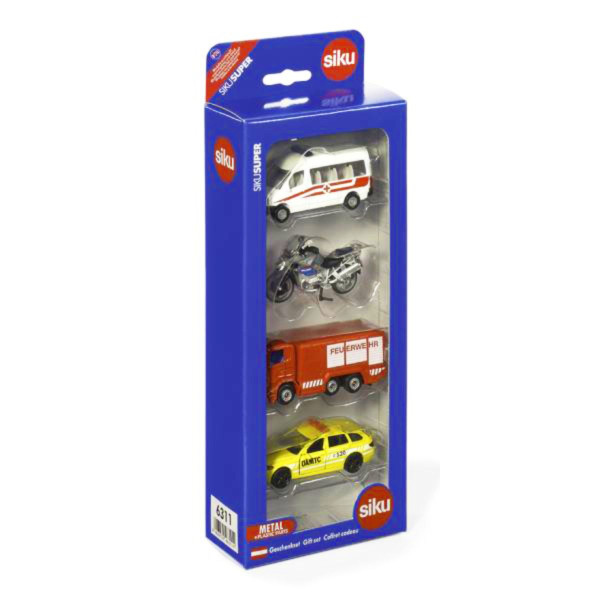 Set sa vozilima raznih službi SIKU 6311s 