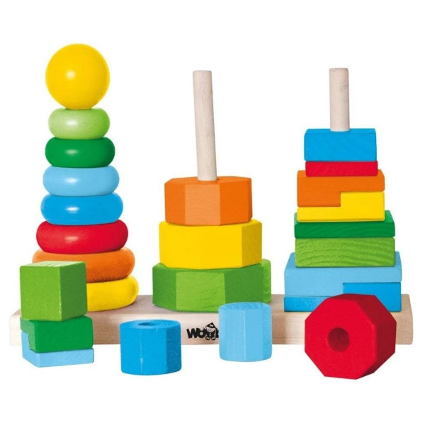 Toranj drvena slagalica WOODY 
