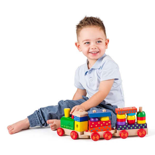 Kocke sa zvukom WOODY vozić 