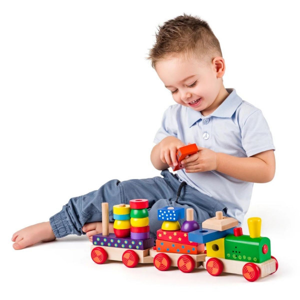 Kocke sa zvukom WOODY vozić 