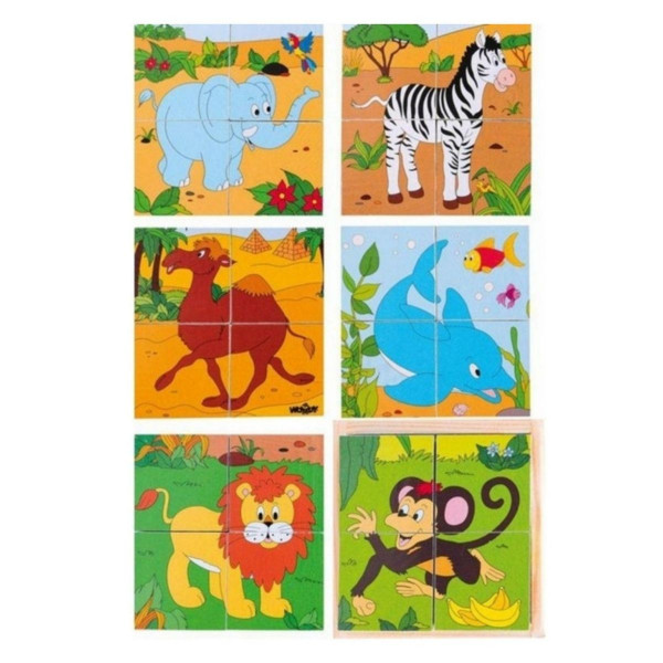 Kocke sa slikom WOODY Safari 
