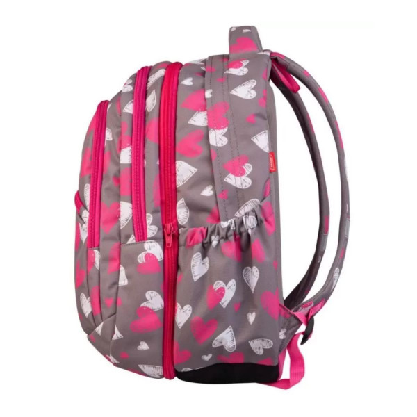 Školski ranac TARGET 2u1 - Gray Hearts 