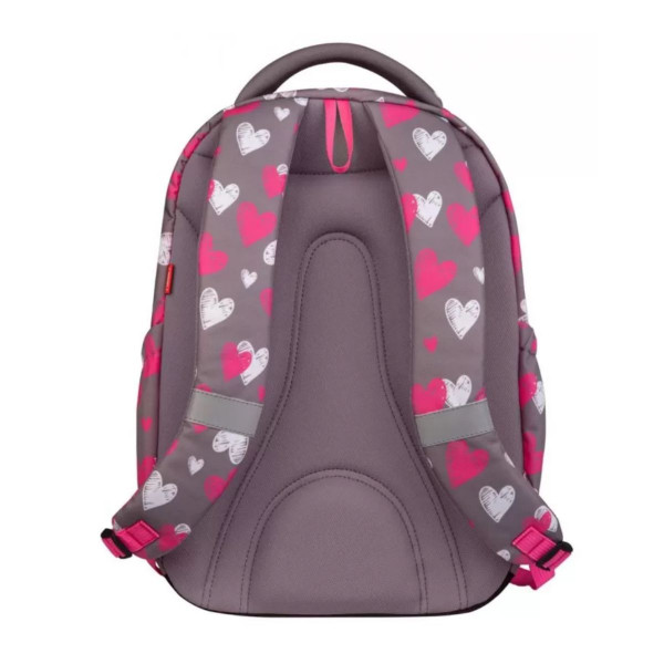 Školski ranac TARGET 2u1 - Gray Hearts 