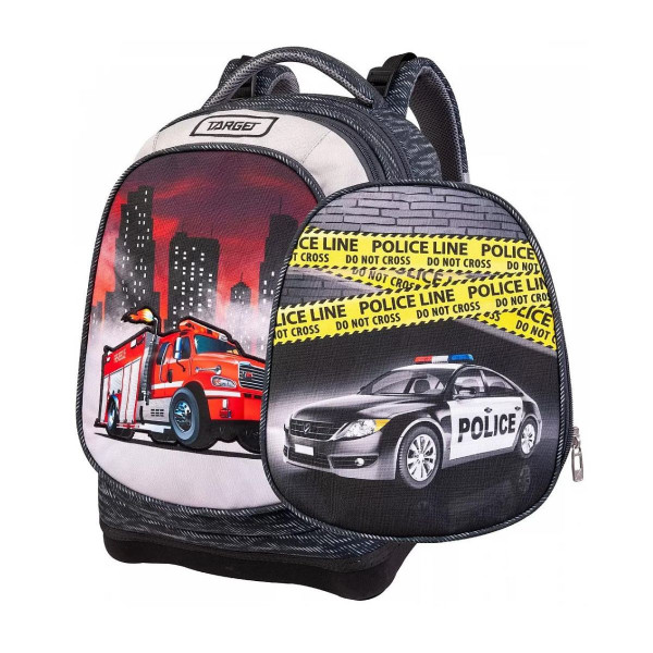 Anatomski ranac TARGET 2 face - Firetruck/Police 