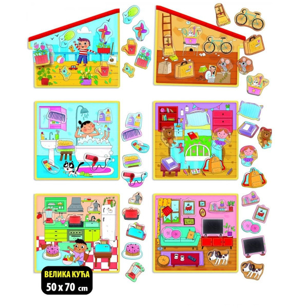 Montesori džinovska kuća LISCIANI 