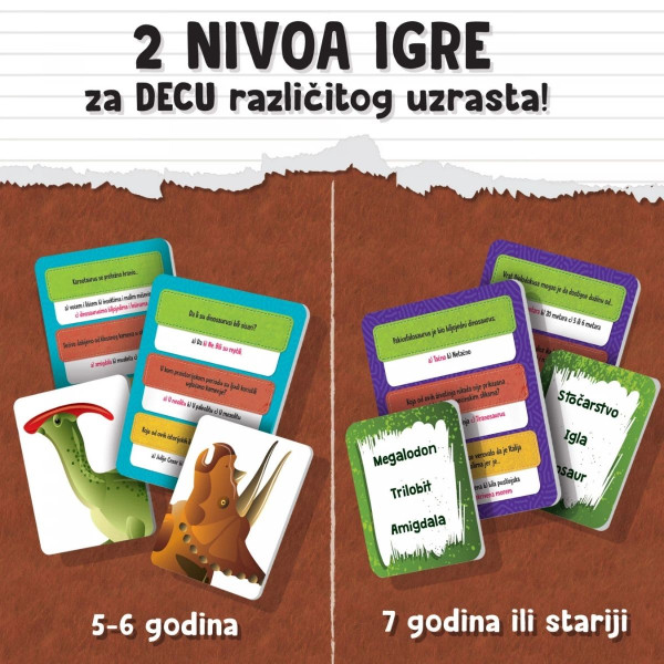 Dinosaurusi i praistorijski ljudi LISCIANI mali genije 