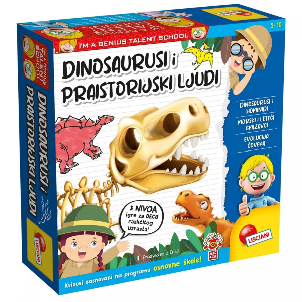 Dinosaurusi i praistorijski ljudi LISCIANI mali genije 