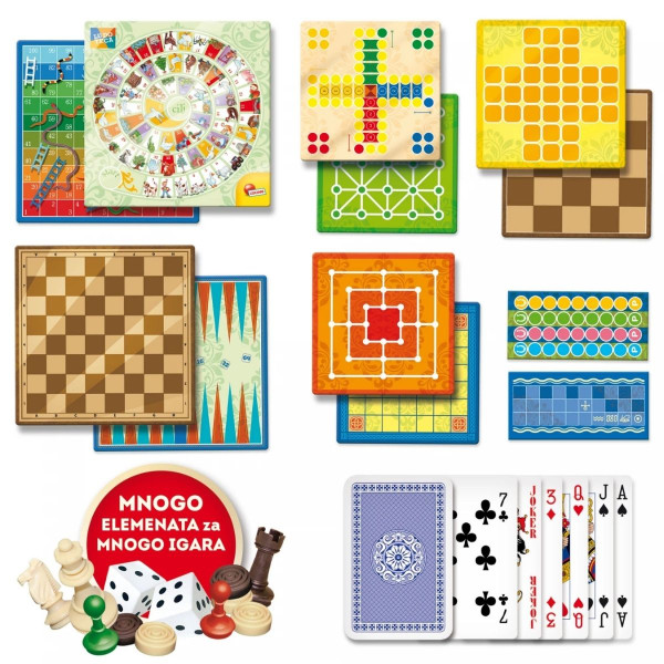 Ludoteka 100 društvenih igara LISCIANI 