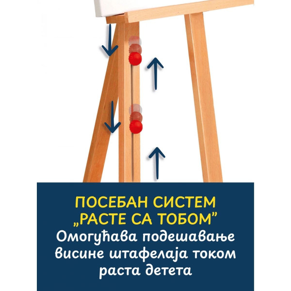 Slikarski stalak MONTESSORI set za crtanje 