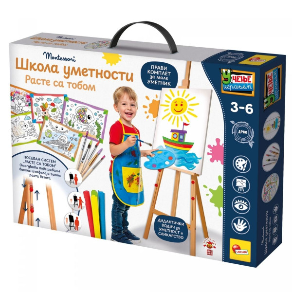 Slikarski stalak MONTESSORI set za crtanje 