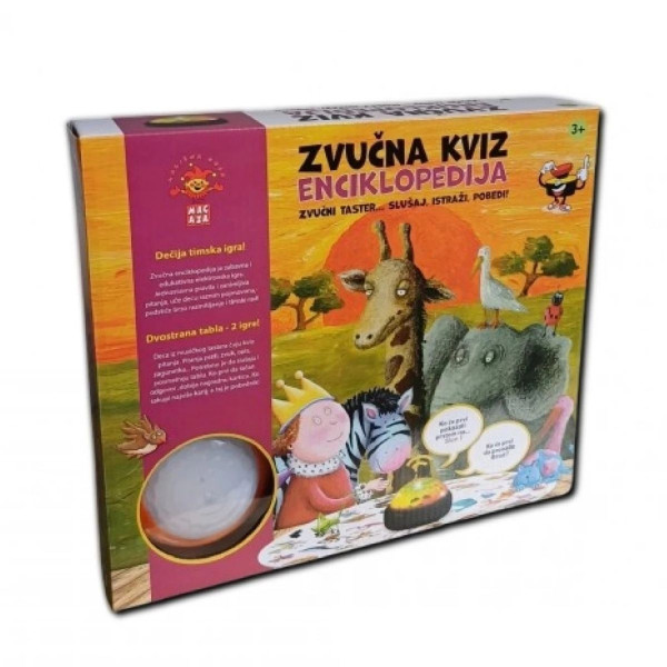 Zvučna kviz encikolopedija - društvena igra 