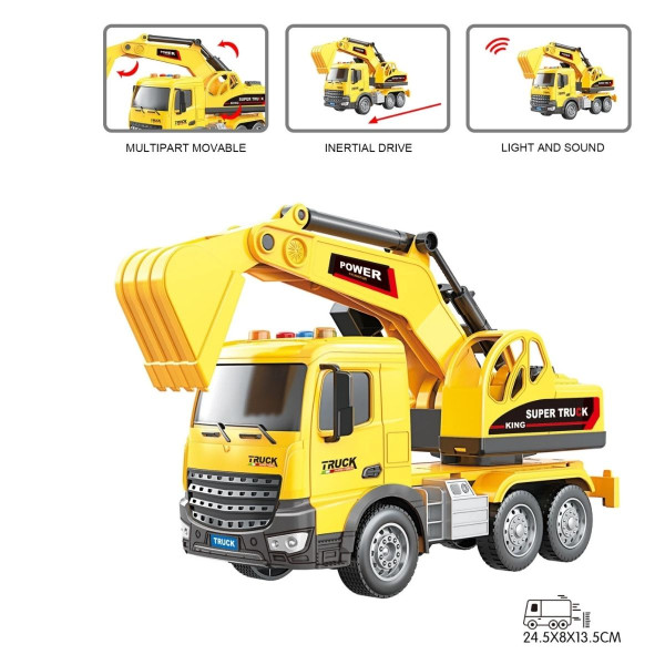 Kamion 1:18 sa kašikom sa zvukom i svetlom 